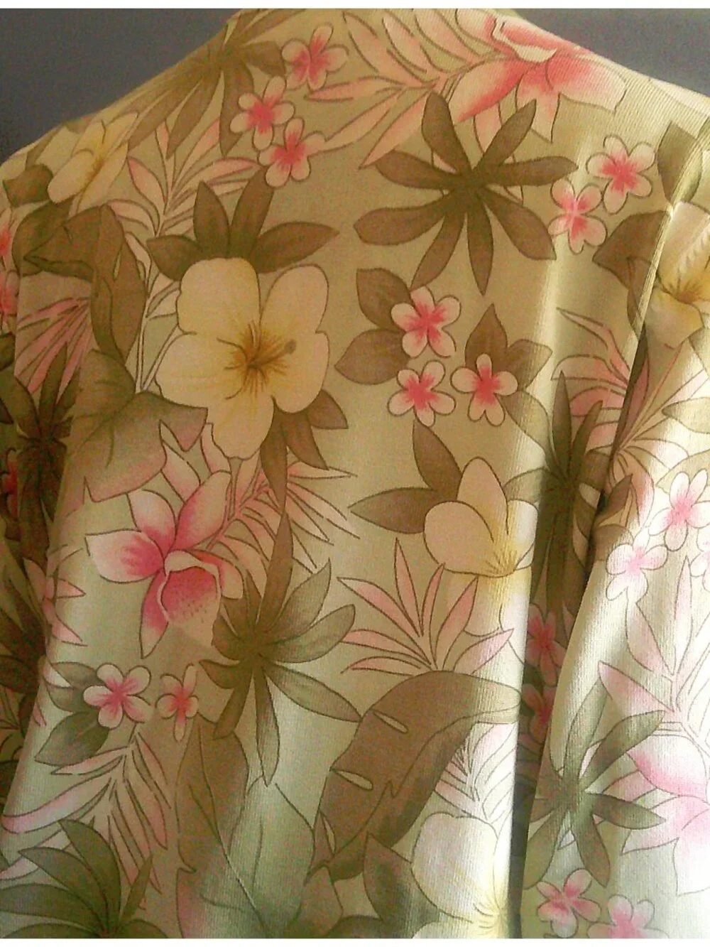 Pendleton Portland 72% Silk Floral Spring Coastal Cardigan L - Picture 10 of 12